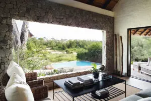La vista desde su suite en Londolozi Private Granite Suites.