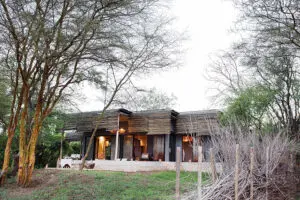 Matetsi River Lodge is set among sausage trees near Victoria Falls.