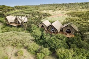 Ubicación privada en una reserva de animales de Masai Mara.