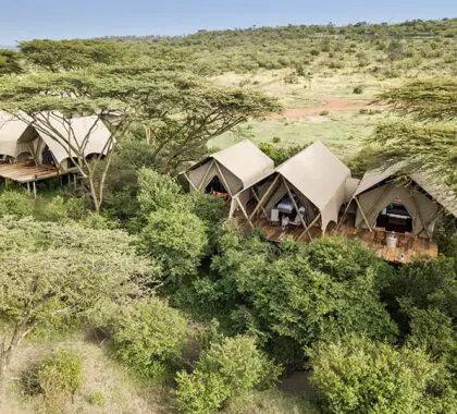 Ubicación privada en una reserva de animales de Masai Mara.