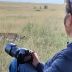 Avistamiento de leopardos en Kenia. 