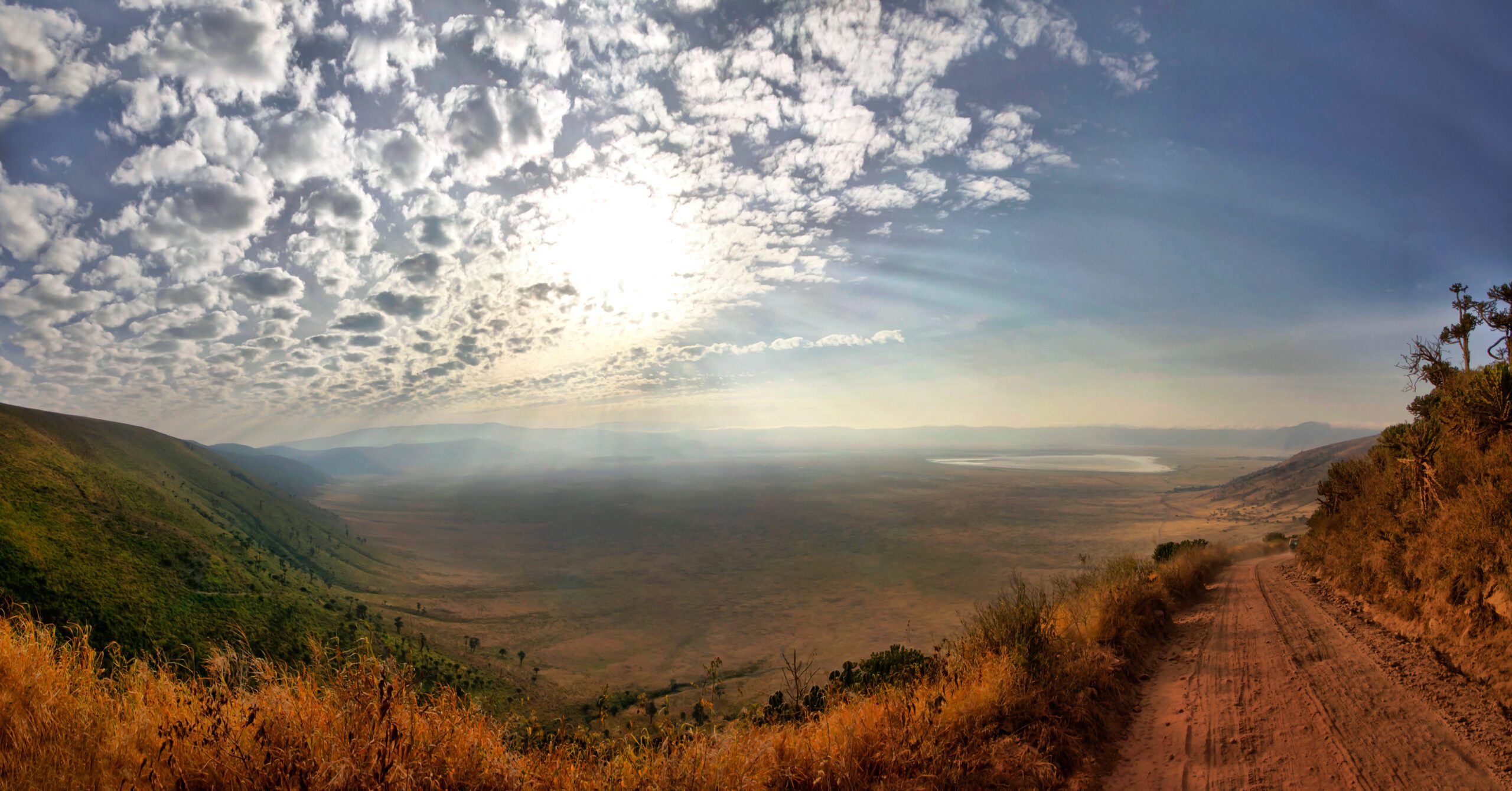 anorama of Ngorongoro Crater