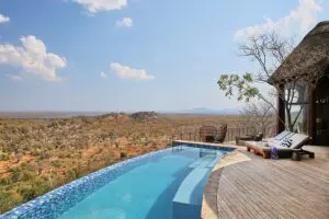 Swimming pool and deck