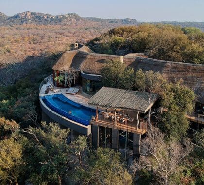Exterior de la casa Singita Malilangewe