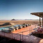 Swimming pool with a view