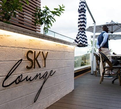 Sky lounge. 