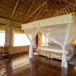 Habitación del Kubu Kubu Tented Lodge.