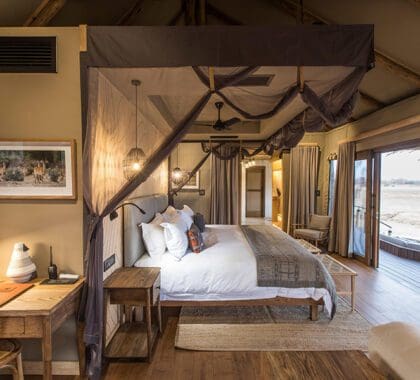 Interno della suite.