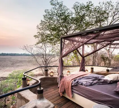 Una torre privata con letto a stella.