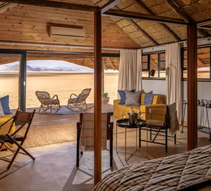 Interior del dormitorio.