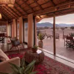 Kwessi Dunes main area and deck.