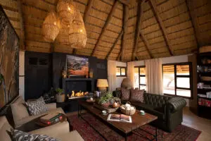 Lounge interior at Kwessi Dunes.
