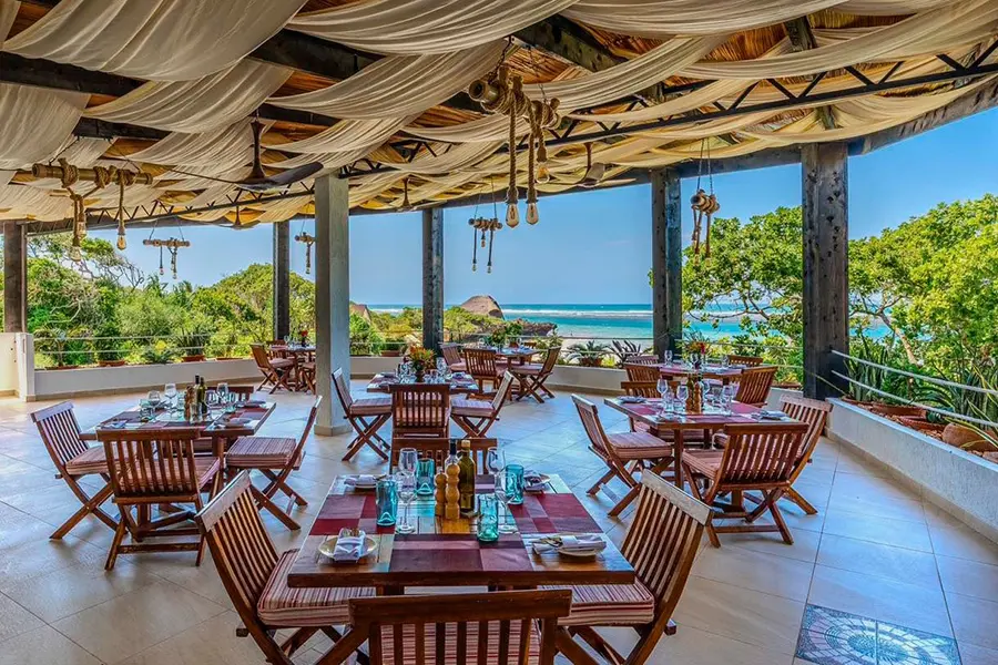 The main dining area. 