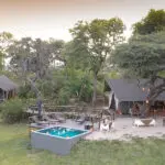 Exterior of swimming pool and main area