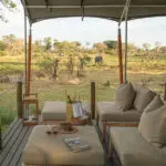 Balcony and lounge area