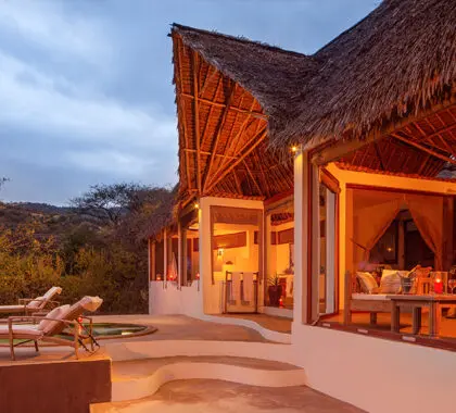 Vista exterior del dormitorio. 