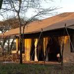 Exterior of Tent