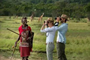 Head out on a walking safari with Bateleur Camp.