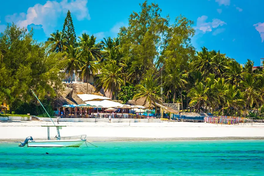 Picture-perfect beach.