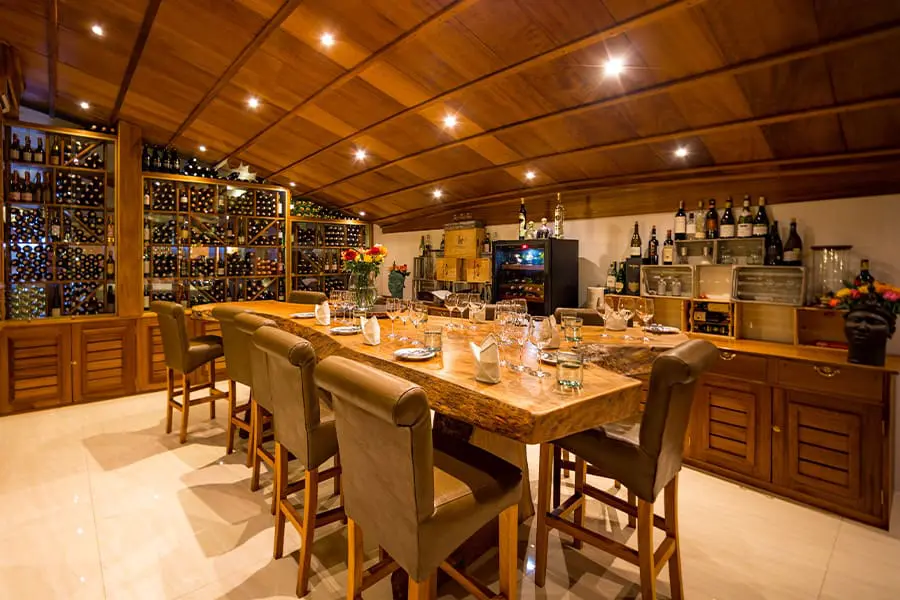 Wine area.
