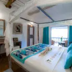 Sea breeze bedroom and living area.