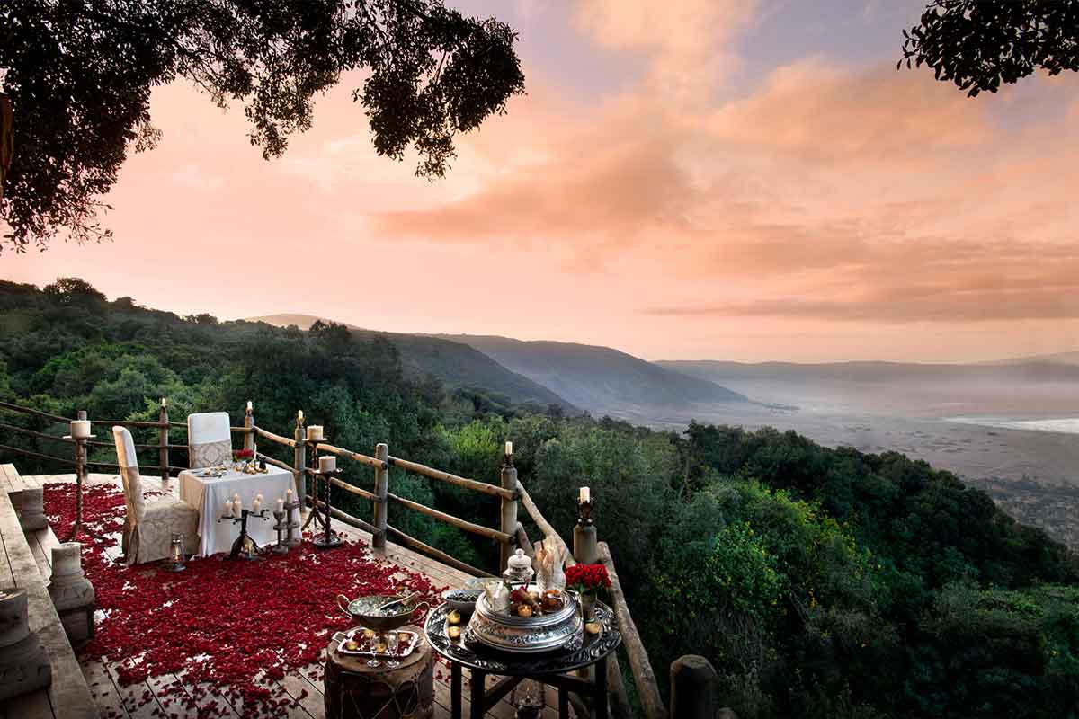 Ngorongoro Crater Lodge has been called the game lodge at the top of the world.