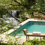Pool area at Rhino river camp