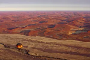 Increíbles vistas de las dunas de Sossusvlei.