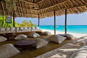Playa privada.