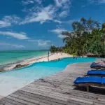 Vista desde la piscina.