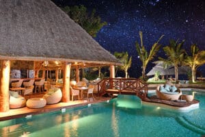 Pool and lounge area
