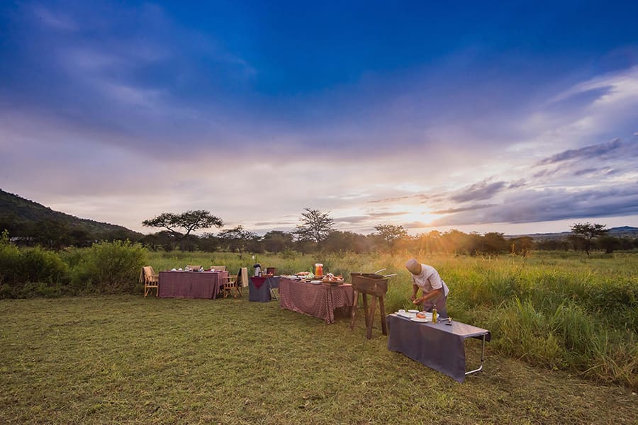 dunia-bush-colazione nel serengeti