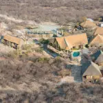 Aerial view of Safarihoek Lodge.