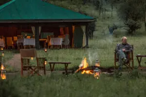 Sundwoners at the fire pit.