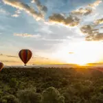 Take in the spectacular Mara scenery from the skies.