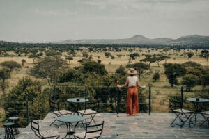 Views from the lodge deck.