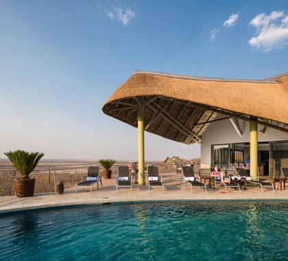 Piscina del Safarihoek Lodge.