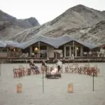 Drinks around the fire at Hoanib.