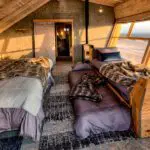 Shipwreck lodge bedroom interior.
