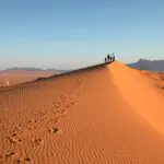 The sand dunes of Namibia.