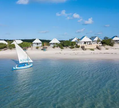 Barefoot luxury at a beachfront retreat.