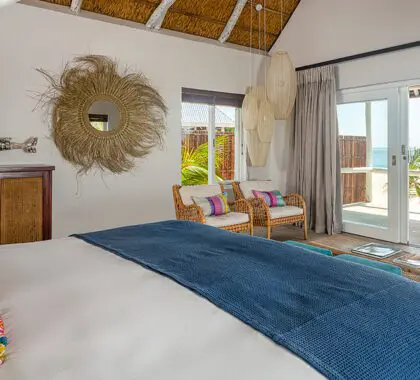 View from beach villa.