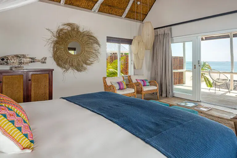 View from beach villa.