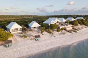 Villas en la playa.