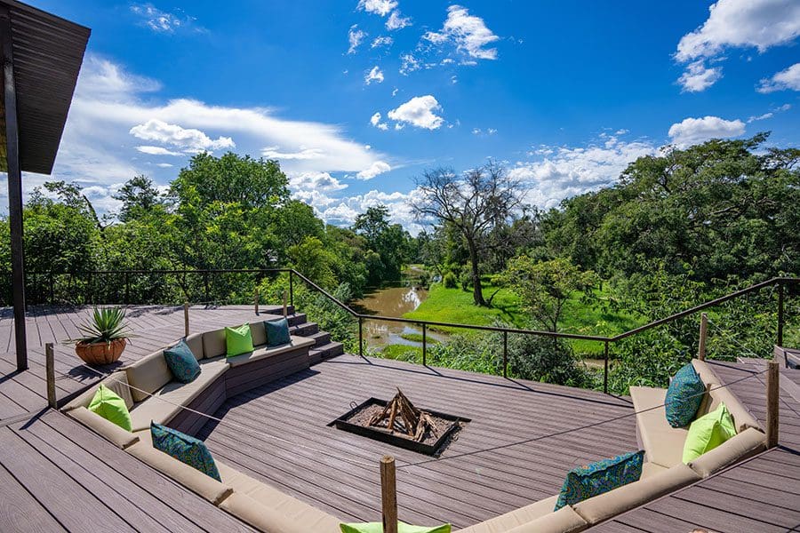 Armchair safaris at the Wallow Lodge. 