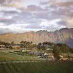 La Residence está rodeada por el valle de Franschhoek.