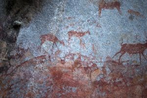 Intake famous rock art.