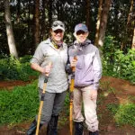 Listos para el trekking con gorilas