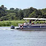 Passeio de barco no rio Nilo.