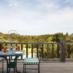 Almuerzo con vistas a los jardines botánicos.